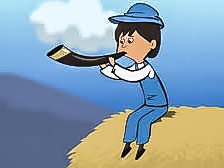 Little Boy Blue, come blow your horn.